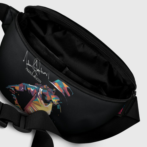 Поясная сумка 3D с принтом Michael Jackson с Автографом, фото #6