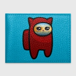 Обложка для студенческого билета Among us Cat