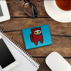 Обложка для студенческого билета Among us Cat - фото 2