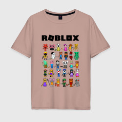 Мужская футболка хлопок Oversize Roblox Piggy