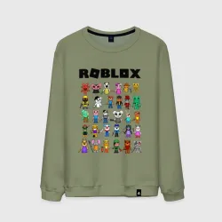 Мужской свитшот хлопок Roblox Piggy