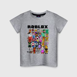 Детская футболка хлопок Roblox Piggy