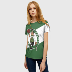 Женская футболка 3D Бостон Селтикс - фото 2