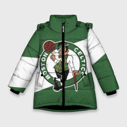 Зимняя куртка для девочек 3D Бостон Селтикс
