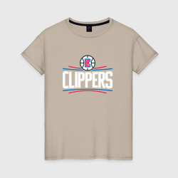 Женская футболка хлопок Los Angeles Clippers