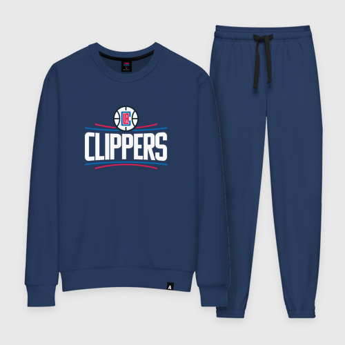 Женский костюм хлопок Los Angeles Clippers, цвет темно-синий