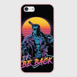 Чехол для iPhone 5/5S матовый I will be back - Terminator