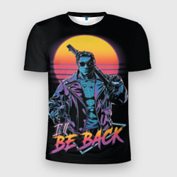 Мужская футболка 3D Slim I will be back - Terminator
