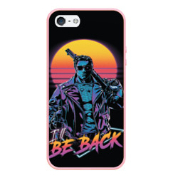 Чехол для iPhone 5/5S матовый I will be back - Terminator