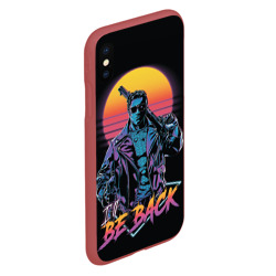 Чехол для iPhone XS Max матовый I will be back - Terminator - фото 2