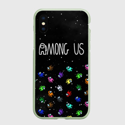 Чехол для iPhone XS Max матовый Among Us