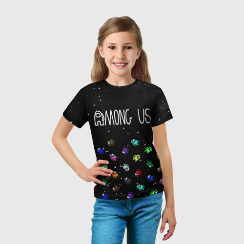 Детская футболка 3D Among Us, цвет 3D печать - фото 5