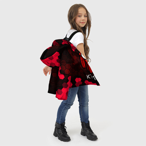 Зимняя куртка для девочек 3D Among Us - Точно не я, цвет красный - фото 6