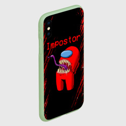 Чехол для iPhone XS Max матовый Among Us - impostor - фото 2