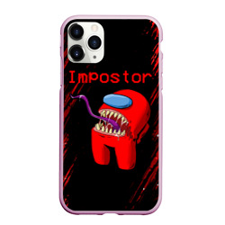 Чехол для iPhone 11 Pro Max матовый Among Us - impostor