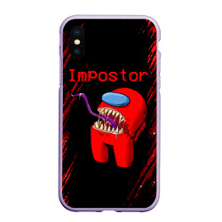 Чехол для iPhone XS Max матовый Among Us - impostor