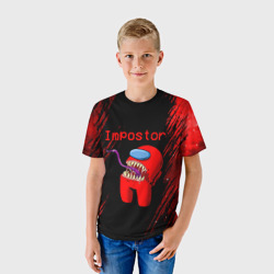 Детская футболка 3D Among Us - impostor - фото 2