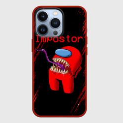 Чехол для iPhone 13 Pro Among Us - impostor