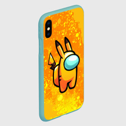 Чехол для iPhone XS Max матовый Among Us - Pikachu - фото 2