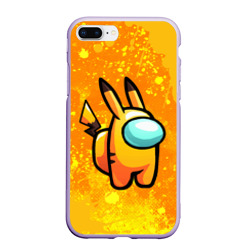 Чехол для iPhone 7Plus/8 Plus матовый Among Us - Pikachu