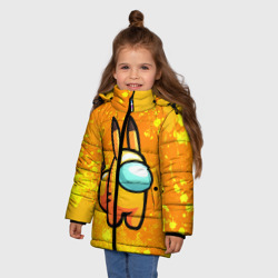 Зимняя куртка для девочек 3D Among Us - Pikachu - фото 2