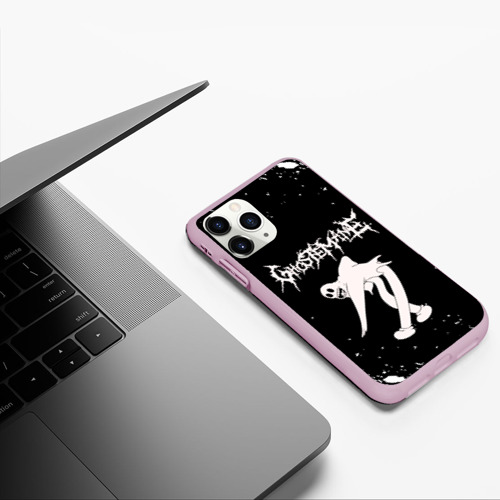 Чехол для iPhone 11 Pro матовый Ghostemane, цвет розовый - фото 5