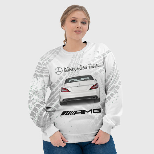 Женский свитшот 3D Mercedes - фото 6