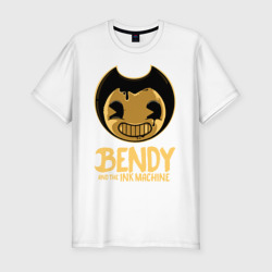 Мужская футболка хлопок Slim Bendy And The Ink Machine