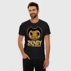 Мужская футболка хлопок Slim Bendy And The Ink Machine - фото 2