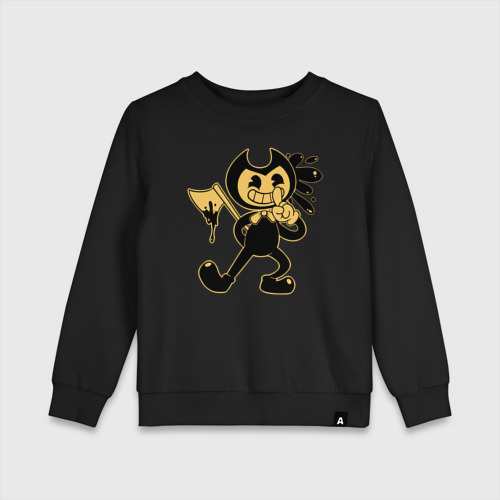 Детский свитшот хлопок Bendy And The Ink Machine, цвет черный