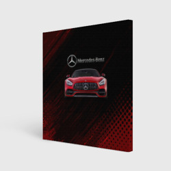 Холст квадратный Mercedes Benz AMG