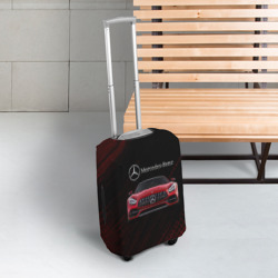 Чехол для чемодана 3D Mercedes Benz AMG - фото 2
