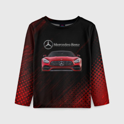 Детский лонгслив 3D Mercedes Benz AMG