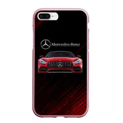 Чехол для iPhone 7Plus/8 Plus матовый Mercedes Benz AMG