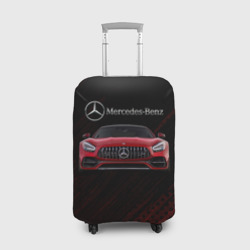 Чехол для чемодана 3D Mercedes Benz AMG