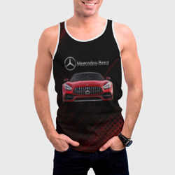 Мужская майка 3D Mercedes Benz AMG - фото 2