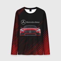 Мужской лонгслив 3D Mercedes Benz AMG