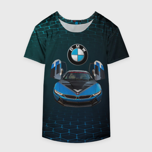 Накидка на куртку 3D BMW i8 Turbo тюнинговая, цвет 3D печать - фото 4