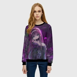 Женский свитшот 3D Zero Two in mask - фото 2