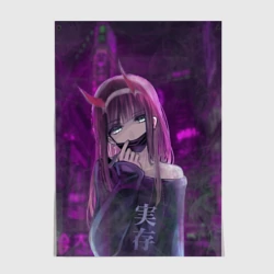 Постер Zero Two in mask