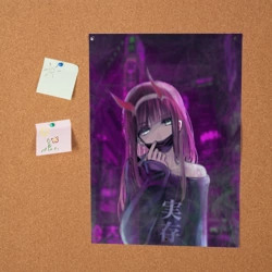 Постер Zero Two in mask - фото 2