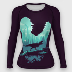 Женский рашгард 3D T-Rex