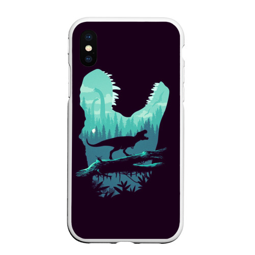 Чехол для iPhone XS Max матовый T-Rex