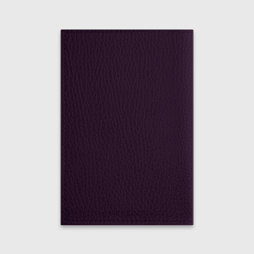 Обложка для паспорта матовая кожа T-Rex, цвет фиолетовый - фото 2