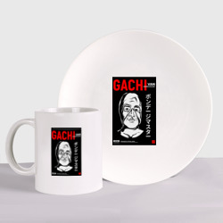 Набор: тарелка + кружка Gachimuchi Van Darkholm