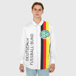 Мужская рубашка oversize 3D Сборная Германия - фото 2