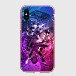 Чехол для iPhone XS Max матовый Дазай и Чуя