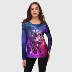 Женский лонгслив 3D Дазай и Чуя - фото 2