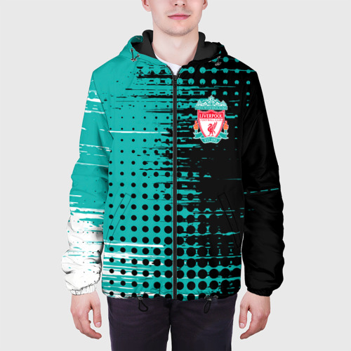 Мужская куртка 3D с принтом Liverpool \ Ливерпуль, вид сбоку #3
