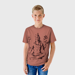 Детская футболка 3D Бог Шива - фото 2